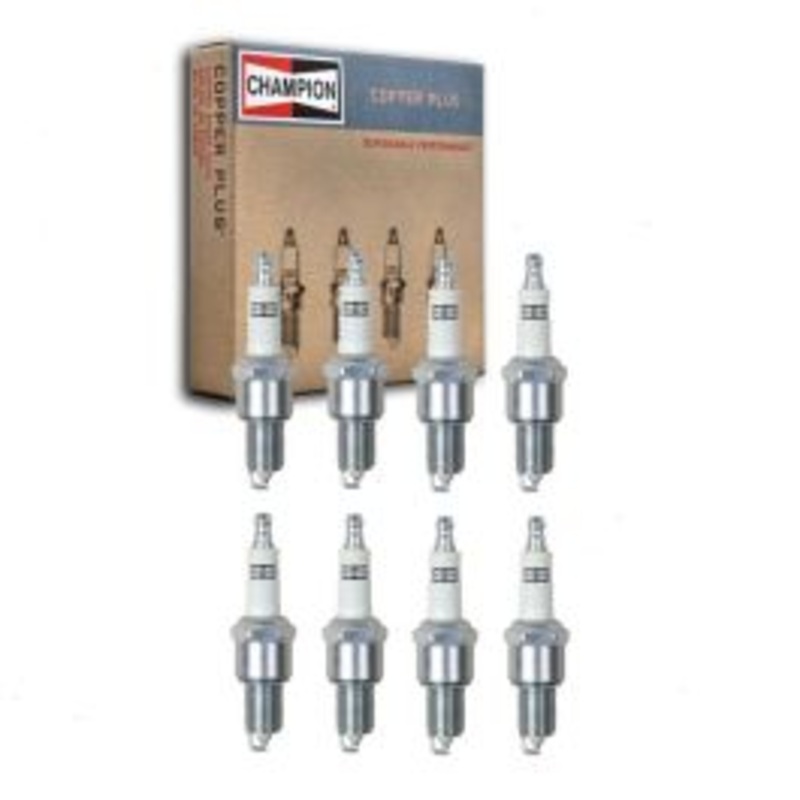 8 pc Champion Copper Plus Spark Plugs for 1970-1972 Dodge Challenger 5.6L 7.0L V8