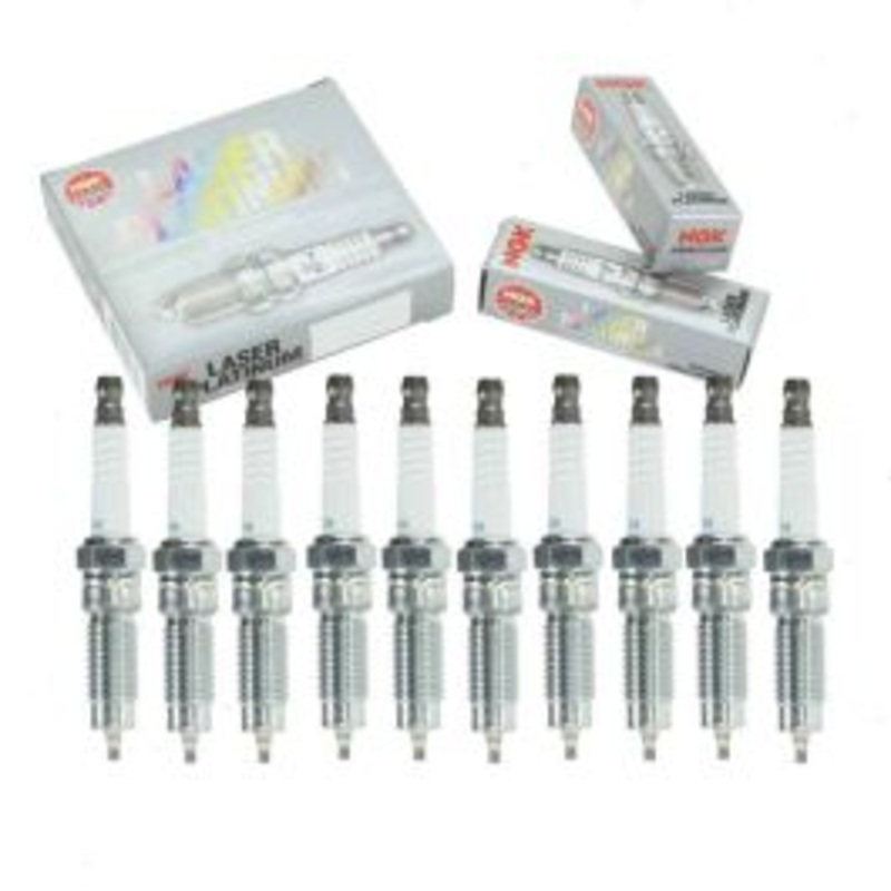 10 pc NGK Laser Platinum Spark Plugs for 2008-2014 Ford F53 6.8L V10