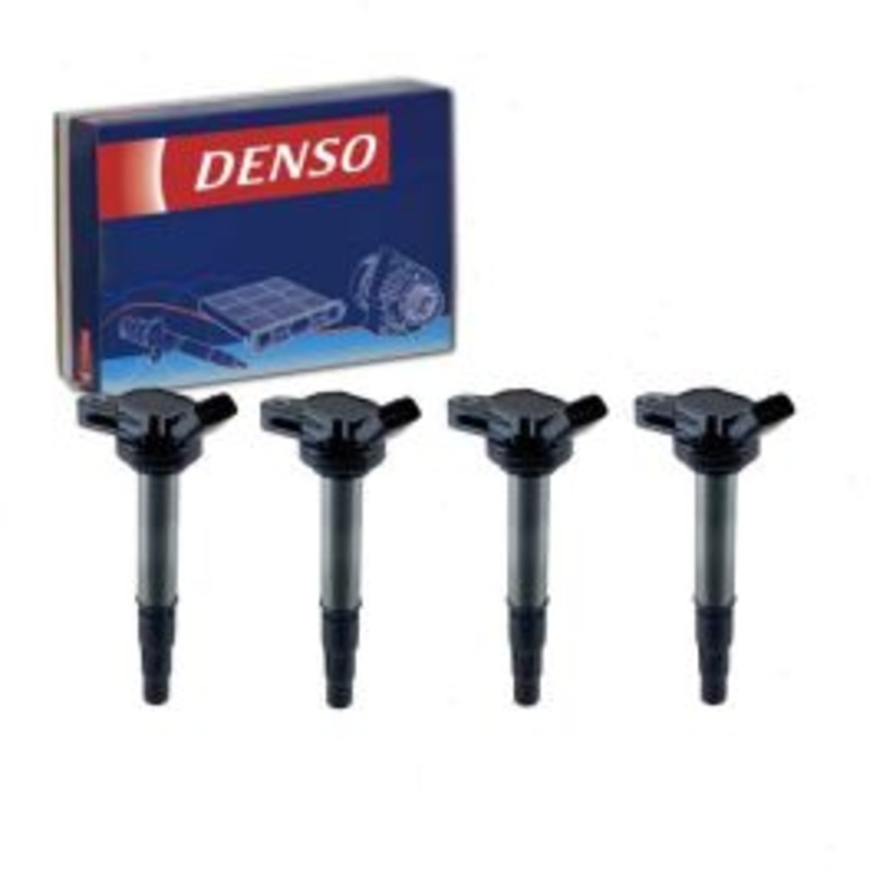 4 pc DENSO Direct Ignition Coils for 2012-2017 Toyota Prius V 1.8L L4