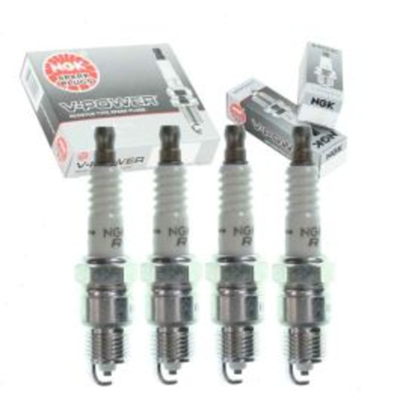 4 pc NGK V-Power Spark Plugs for 1980-1983 Chevrolet Citation 2.5L L4