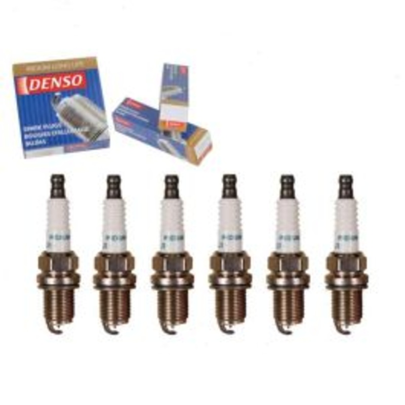 6 pc DENSO Iridium Long Life Spark Plugs for 2001-2002 Audi Allroad Quattro 2.7L V6