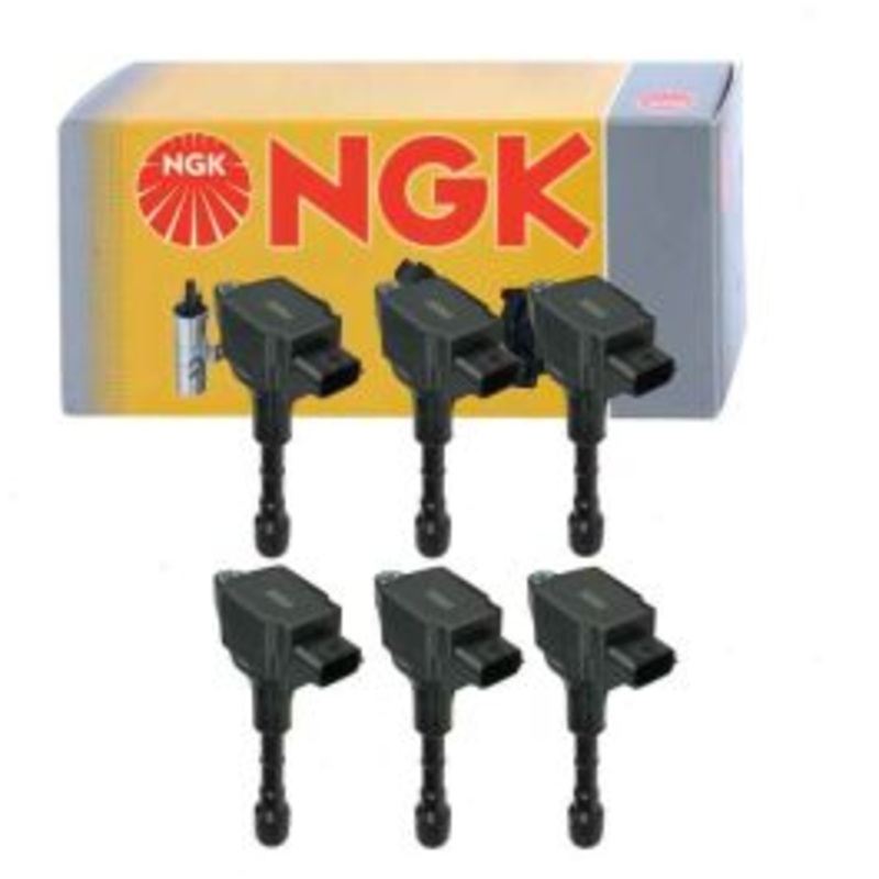 6 pc NGK Ignition Coils for 2014-2017 Infiniti Q70 3.5L V6