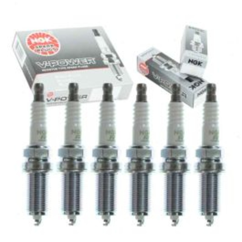 6 pc NGK V-Power Spark Plugs for 2011-2014 Toyota Venza 3.5L V6