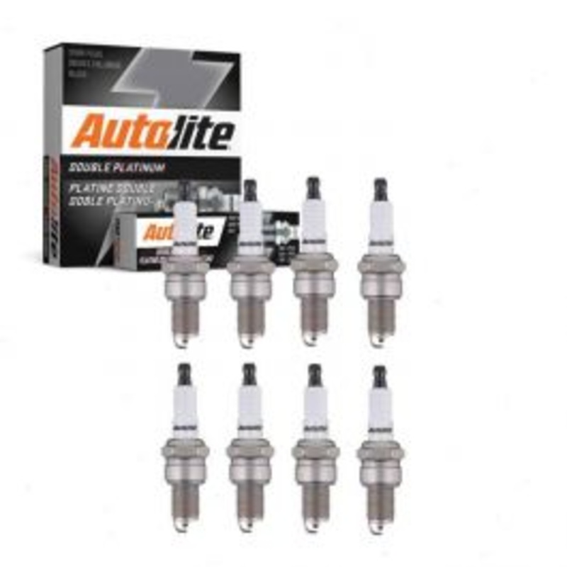 8 pc Autolite Double Platinum Spark Plug for 1961 Chevrolet Kingswood 6.7L