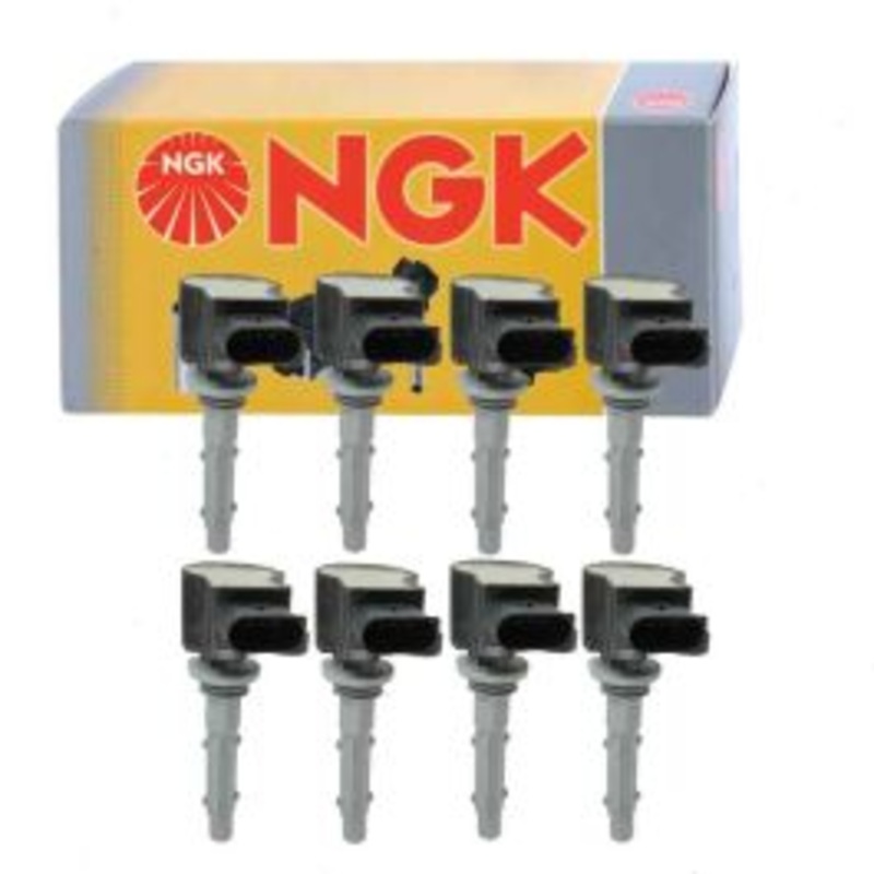 8 pc NGK Ignition Coils for 2010-2011 Mercedes-Benz SLK55 AMG 5.5L V8