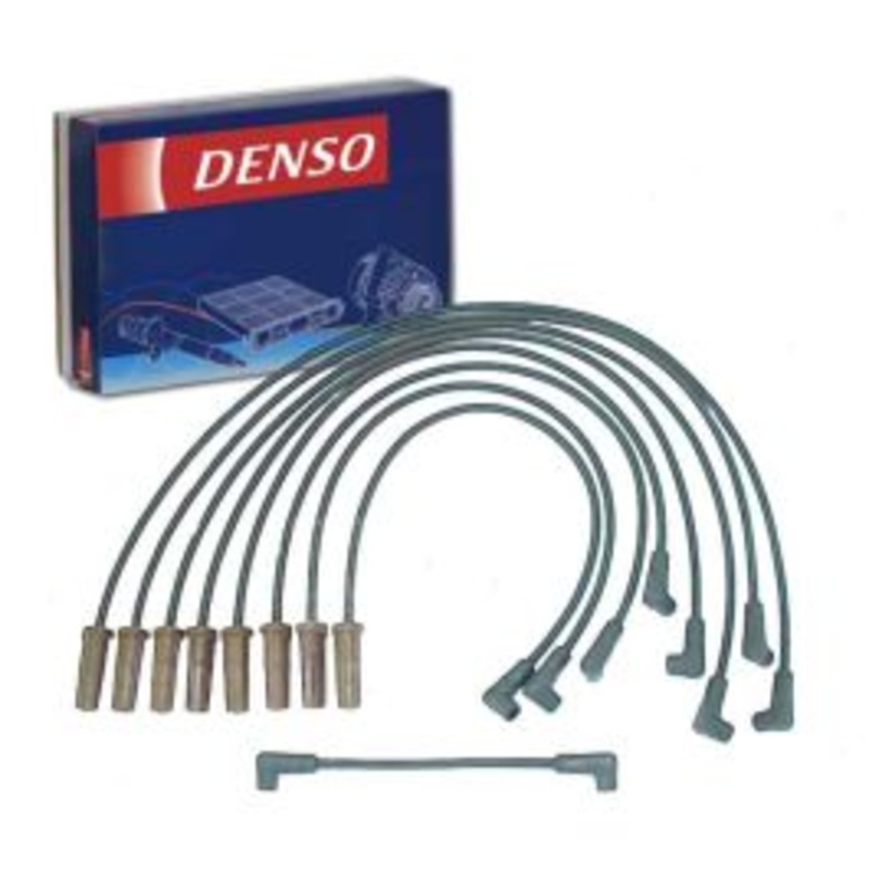 DENSO Spark Plug Wire Set for 1990-1993 Chevrolet K3500 7.4L V8