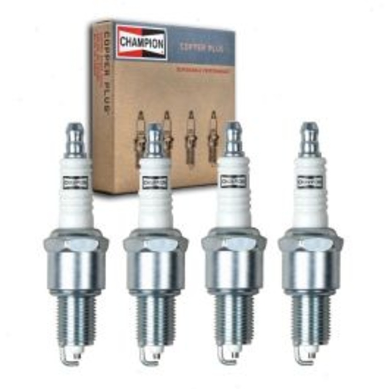 4 pc Champion Copper Plus Spark Plugs for 1985 Dodge Lancer 2.2L L4
