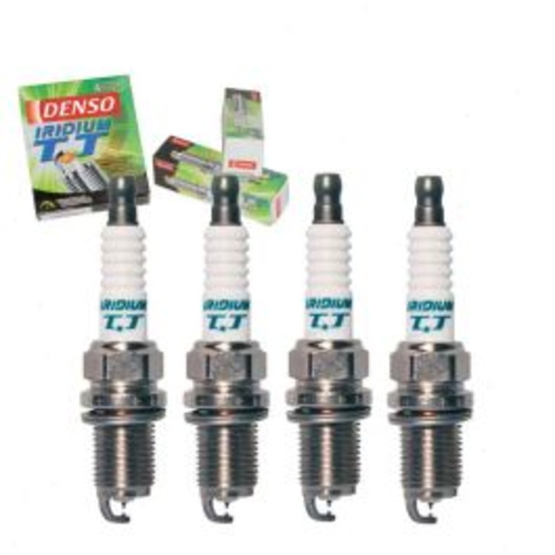 4 pc DENSO Iridium TT Spark Plugs for 1990-2010 Toyota Corolla 1.6L 1.8L 2.4L L4