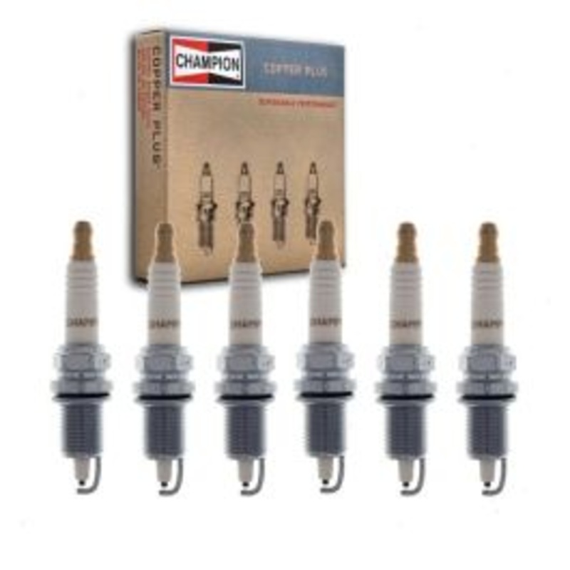 6 pc Champion Copper Plus 956M QC12PEP Spark Plugs