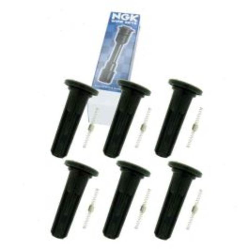 6 pc NGK Ignition Coil Boots for 2006 GMC Envoy XL 4.2L L6