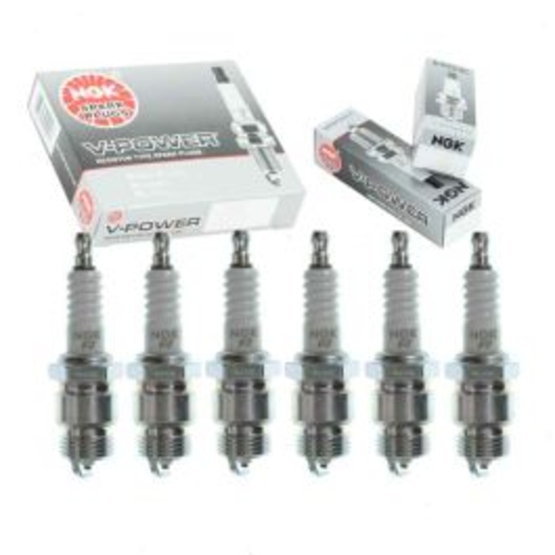 6 pc NGK V-Power Spark Plugs for 1980-1982 Mercury Cougar 3.3L L6