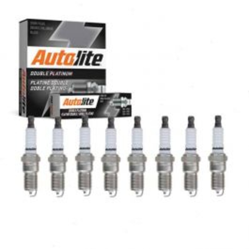 8 pc Autolite Double Platinum Spark Plug for 2000-2012 GMC Yukon XL 2500