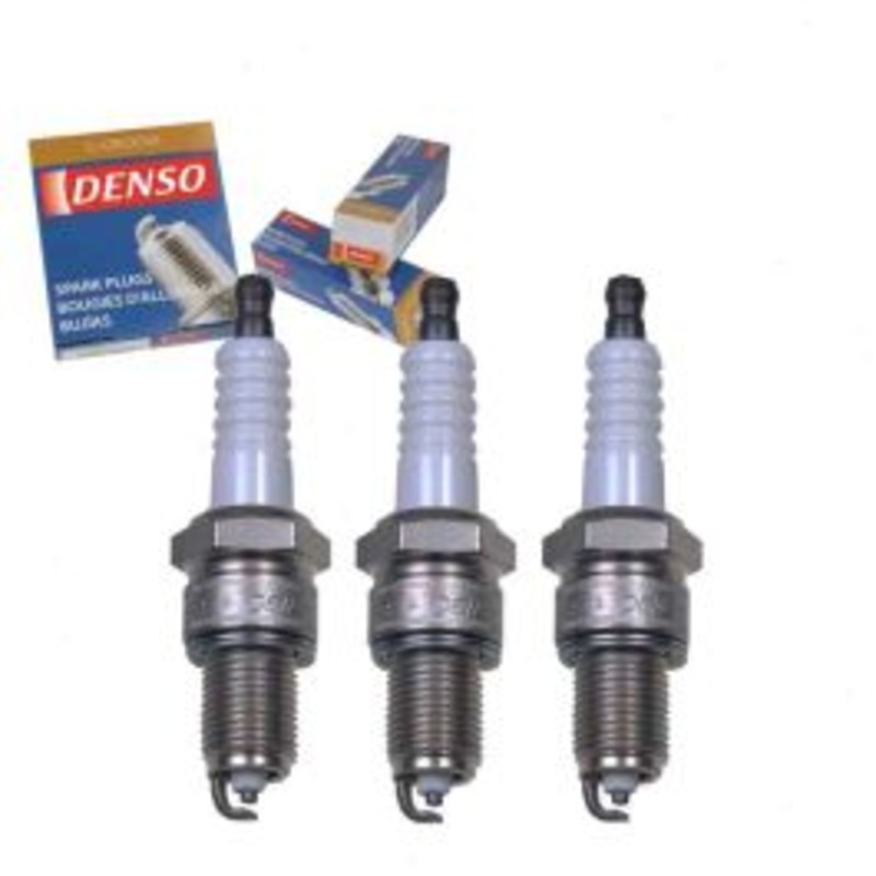 3 pc DENSO Standard U-Groove Spark Plugs for 1987-1990 Chevrolet Sprint 1.0L L3