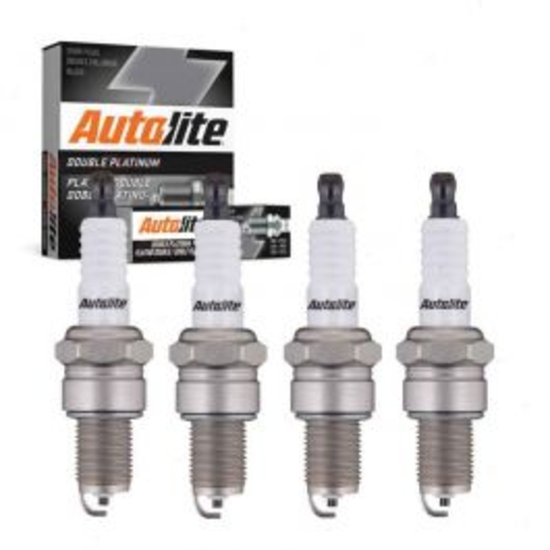 4 pc Autolite Double Platinum Spark Plug for 1979-1980 Plymouth Arrow 2.6L