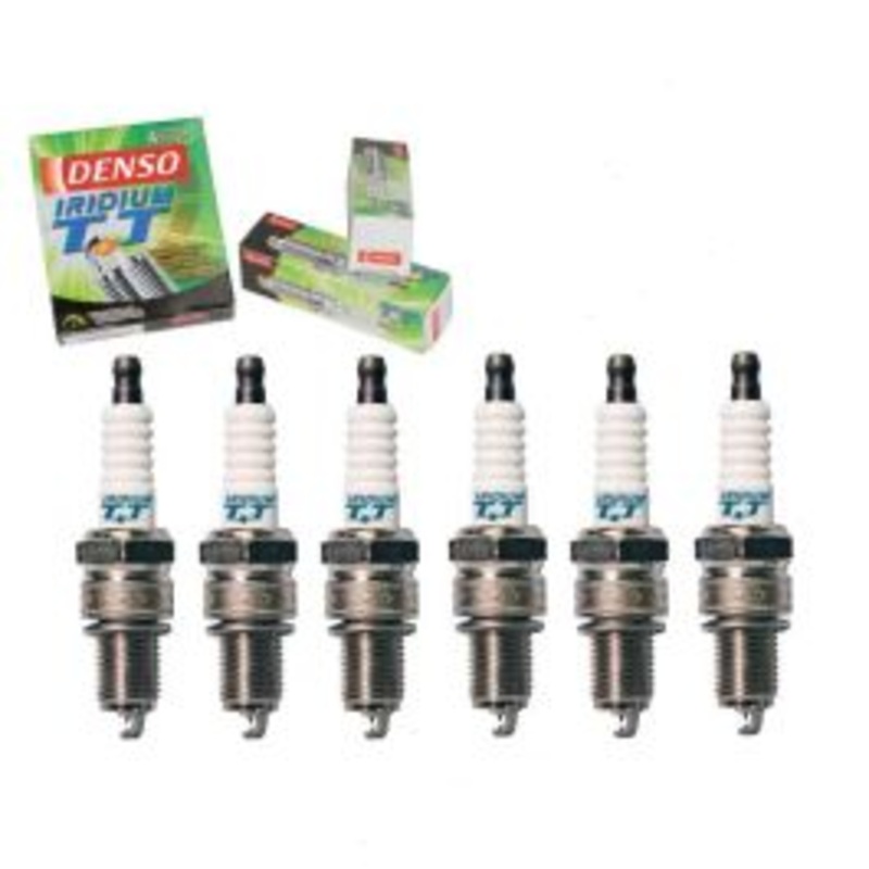 6 pc DENSO Iridium TT Spark Plugs for 1972-1987 Jaguar XJ6 4.2L L6