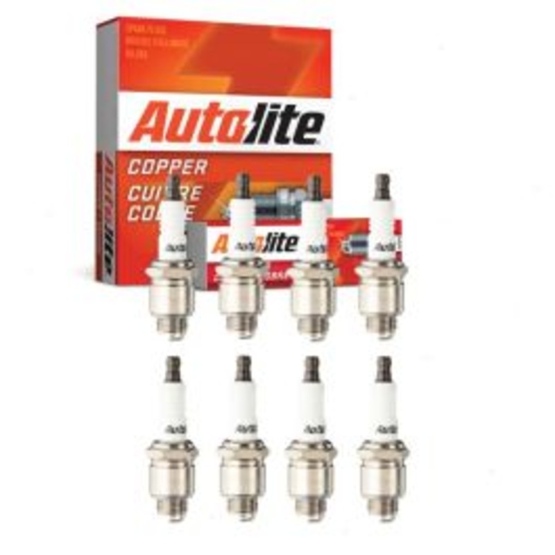 8 pc Autolite Copper Core Spark Plugs for 1955 Fargo FC3B Panel Delivery 4.0L V8