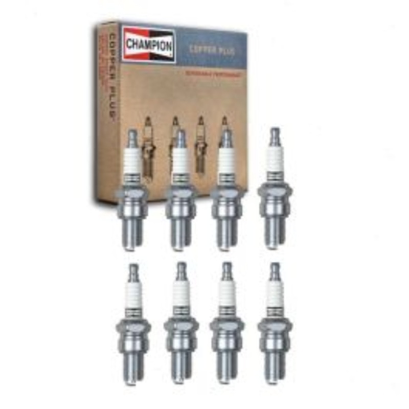 8 pc Champion Copper Plus Spark Plugs for 1956 Fargo FC4B Pickup 4.4L V8