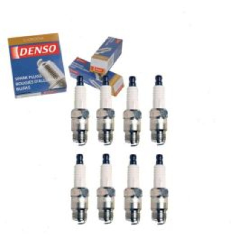 8 pc DENSO Standard U-Groove Spark Plugs for 1975-1986 Chevrolet C20 5.7L 6.6L 7.4L V8