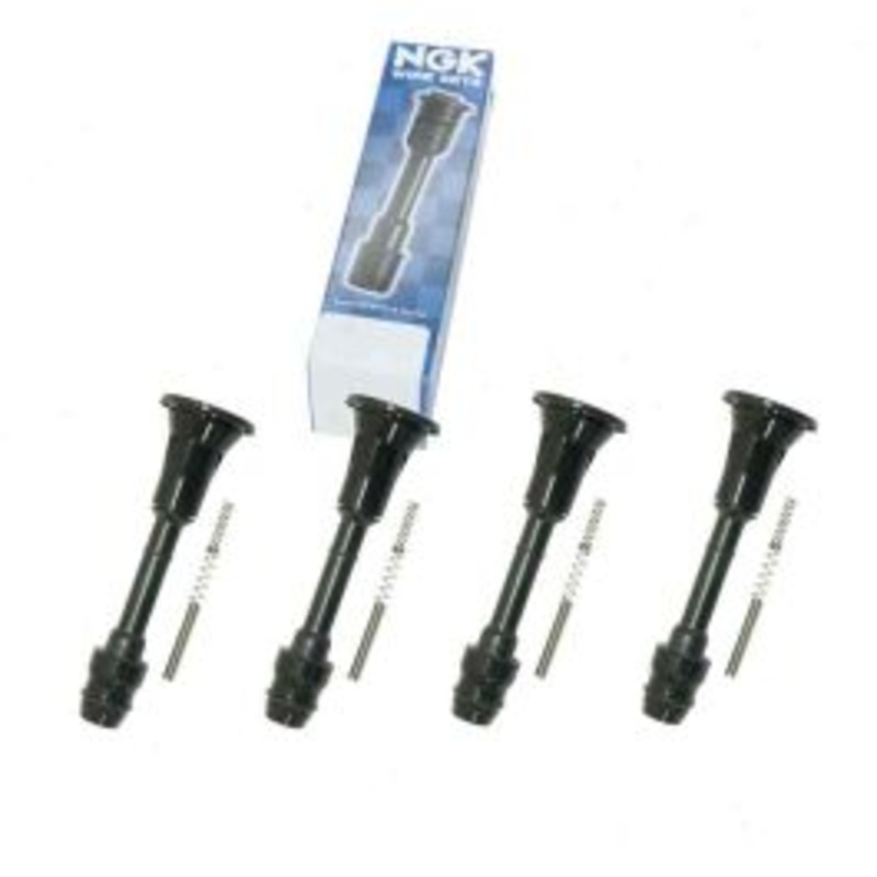 4 pc NGK Ignition Coil Boots for 2005-2006 Nissan X-Trail 2.5L L4