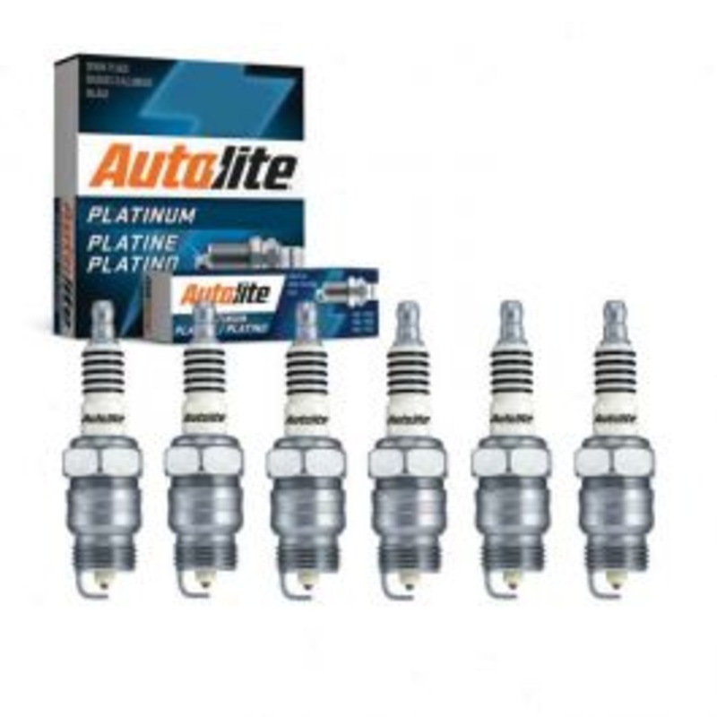 6 pc Autolite Platinum Spark Plug for 1959-1966 Ford Galaxie 3.3L 3.6L 3.7L