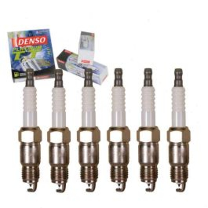 6 pc DENSO Platinum TT Spark Plugs for 1991-1995 GMC Sonoma 2.8L 4.3L V6