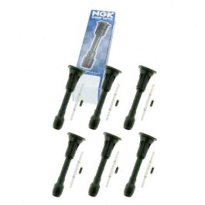 6 pc NGK Ignition Coil Boots for 2013 Infiniti FX37 3.7L V6