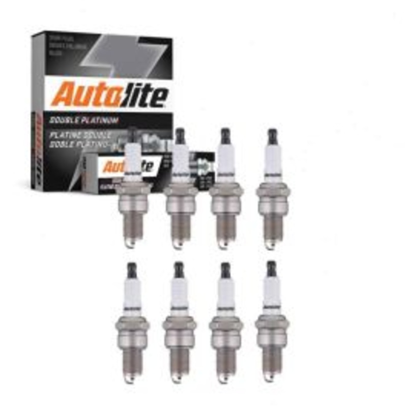 8 pc Autolite Double Platinum Spark Plug for 1972-1973 Jeep Commando 5.0L V8
