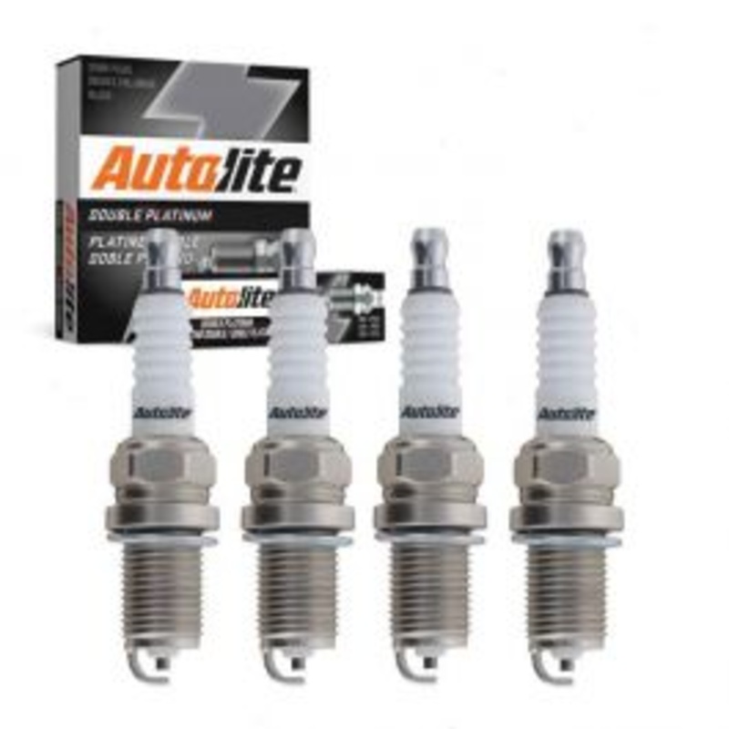 4 pc Autolite Double Platinum Spark Plug for 1987-1998 Saab 9000 2.0L 2.3L