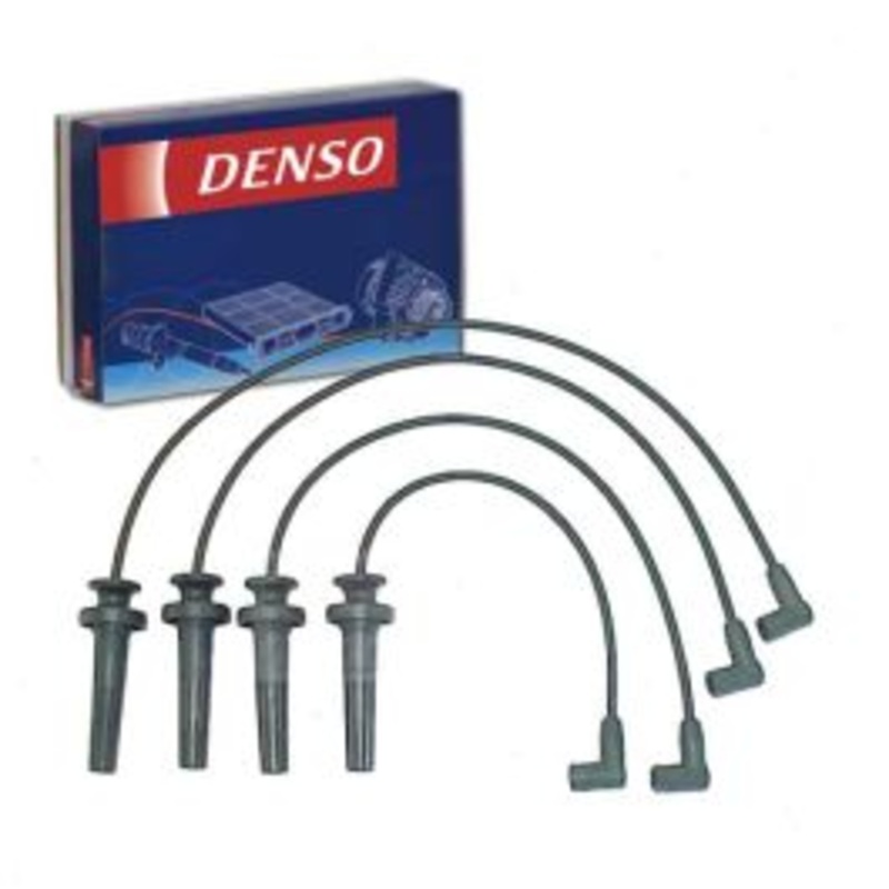 DENSO Spark Plug Wire Set for 1991-2002 Saturn SL2 1.9L L4
