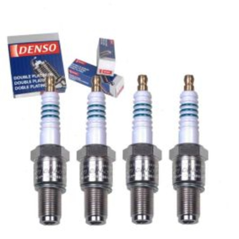 4 pc DENSO Double Platinum Spark Plugs for 1993-1995 Hyundai Scoupe 1.5L L4