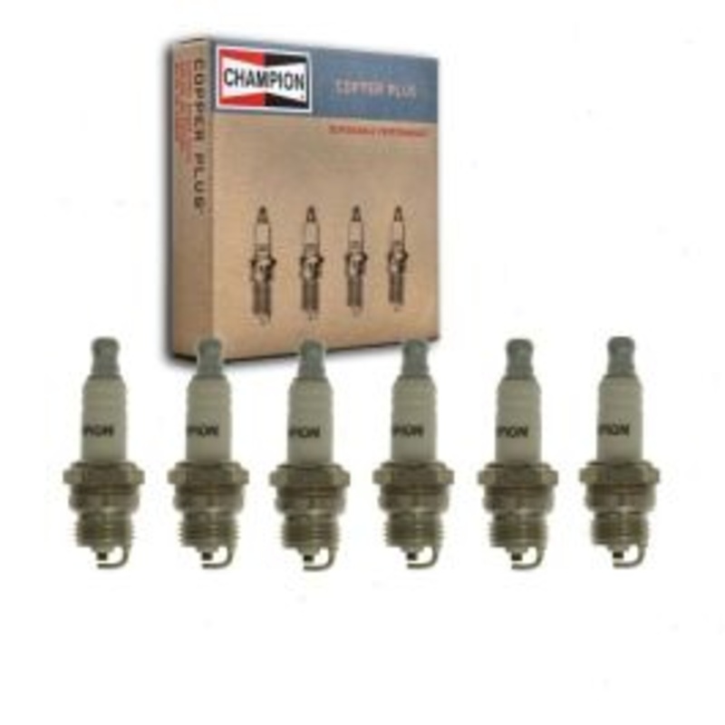 6 pc Champion Copper Plus 855C DJ7Y Spark Plugs