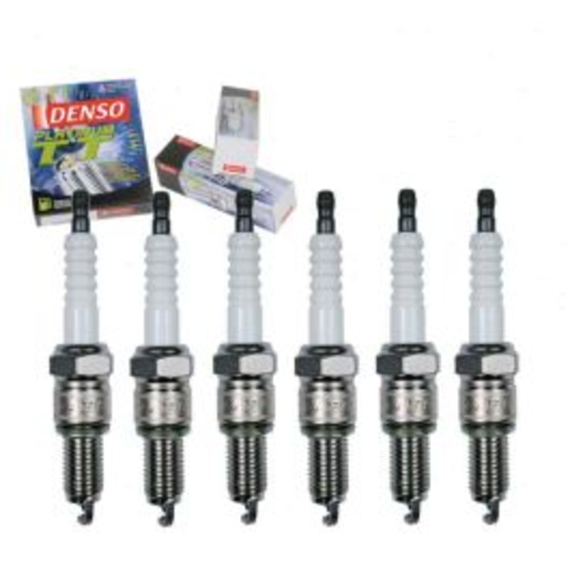 6 pc DENSO Platinum TT Spark Plugs for 1974-1976 Ford Mustang II 2.8L V6