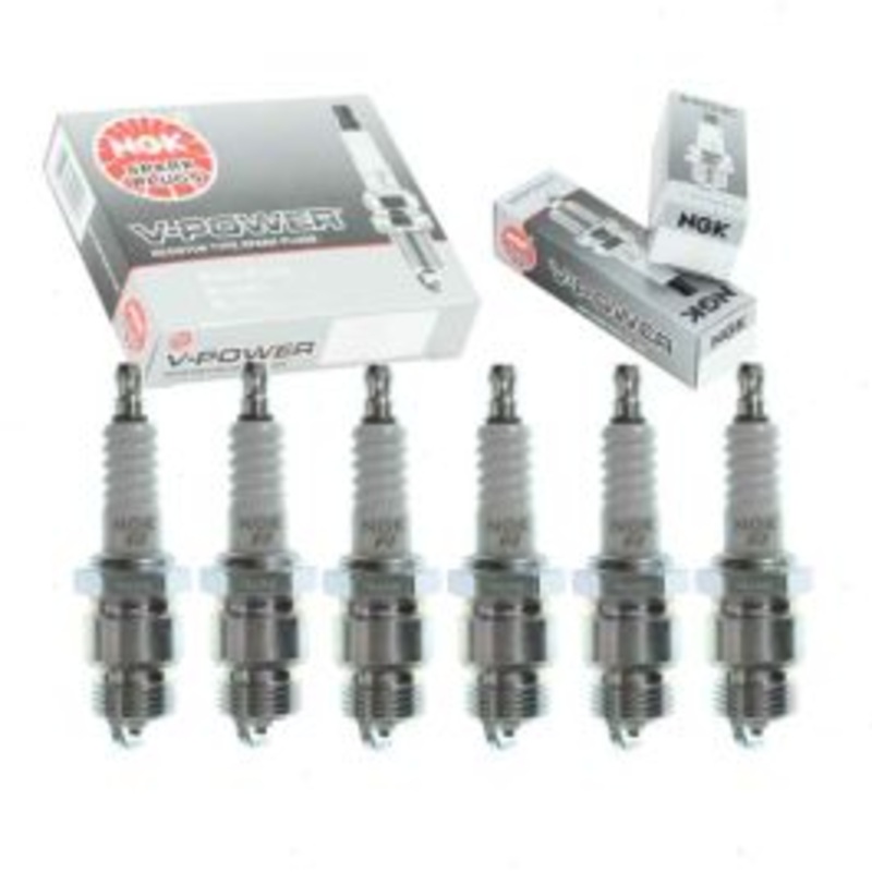 6 pc NGK V-Power Spark Plugs for 1972-1974 Ford Gran Torino 4.1L L6