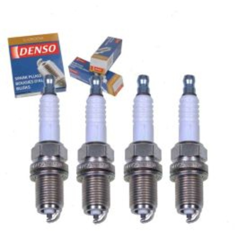 4 pc DENSO Standard U-Groove Spark Plugs for 1993-1995 Hyundai Scoupe 1.5L L4