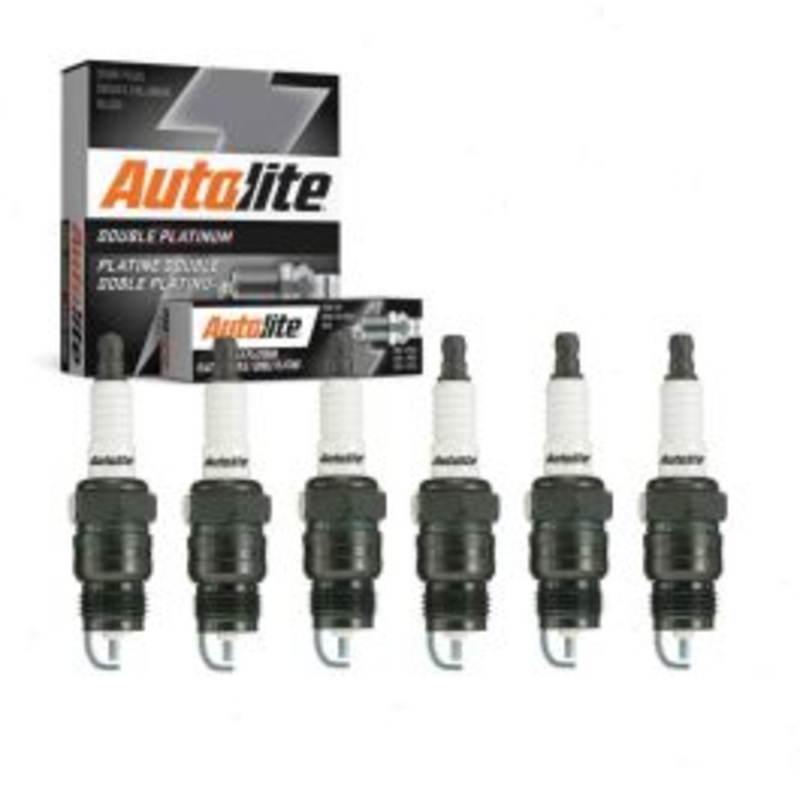 6 pc Autolite Double Platinum Spark Plug for 1987-1996 Ford E-150 Econoline