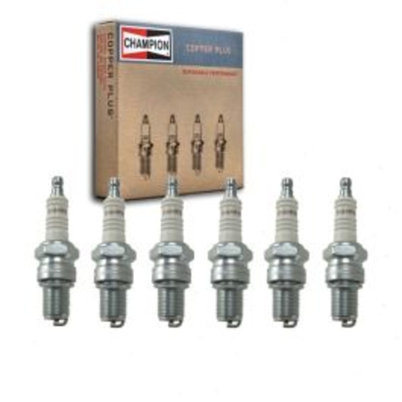 6 pc Champion Copper Plus Spark Plugs for 1949-1954 Jaguar XK120 3.4L L6