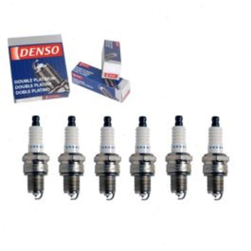 6 pc DENSO Double Platinum Spark Plugs for 1968-1969 GMC C25 C2500 Suburban 4.1L L6