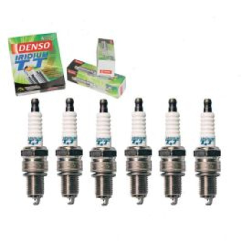 6 pc DENSO Iridium TT Spark Plugs for 1968-1971 Plymouth Fury III 3.7L L6