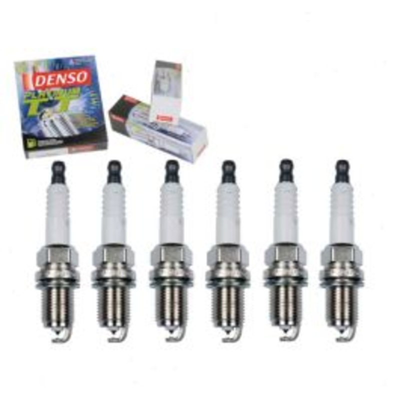 6 pc DENSO Platinum TT Spark Plugs for 1986-1992 Toyota Supra 3.0L L6