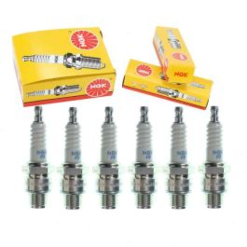 6 pc NGK Standard 7447 BUZ8H Spark Plugs