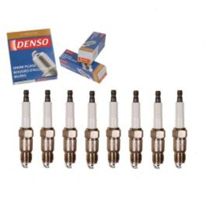 8 pc DENSO Standard U-Groove Spark Plugs for 1991-1995 GMC C3500HD 5.7L 7.4L V8