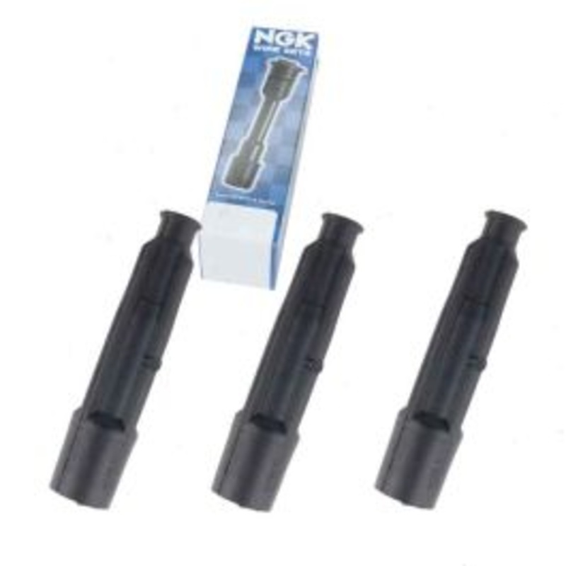 3 pc NGK Ignition Coil Boots for 1994-1997 Mercedes-Benz E320 3.2L L6