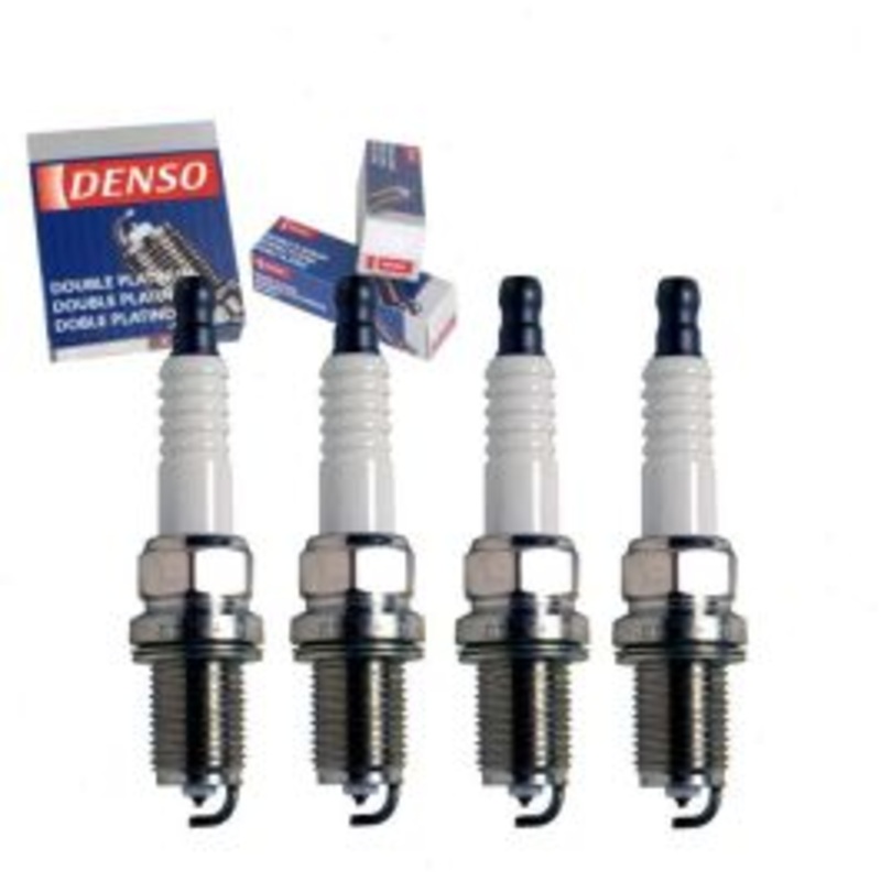 4 pc DENSO Double Platinum Spark Plugs for 2006-2011 Kia Rio 1.6L L4