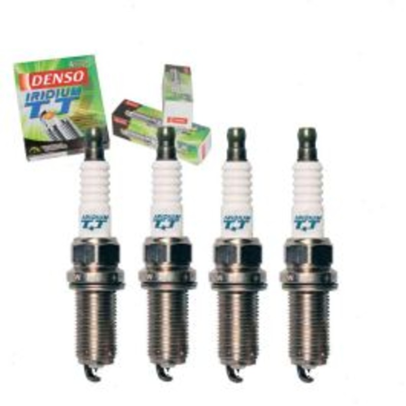 4 pc DENSO Iridium TT Spark Plugs for 2004-2006 Mitsubishi Outlander 2.4L L4