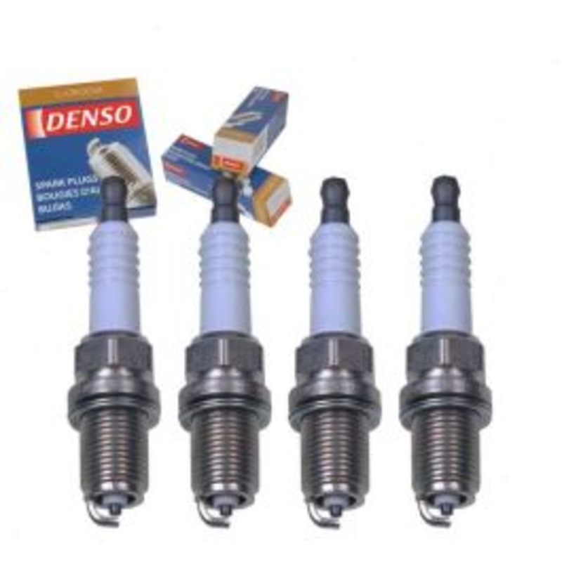 4 pc DENSO Standard U-Groove Spark Plugs for 1995-2002 Volkswagen Cabrio 2.0L L4