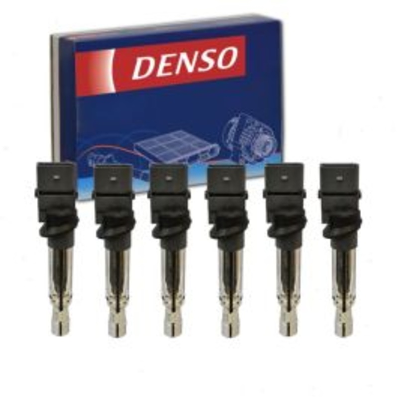 6 pc DENSO Direct Ignition Coils for 2008 Volkswagen R32 3.2L V6