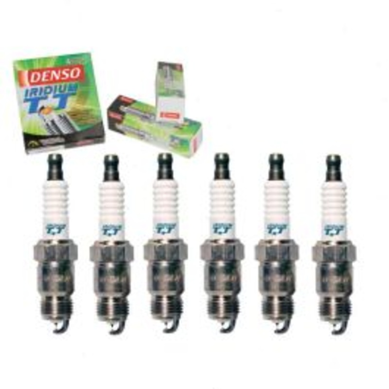 6 pc DENSO Iridium TT Spark Plugs for 1975-1978 GMC C15 Suburban 4.1L L6