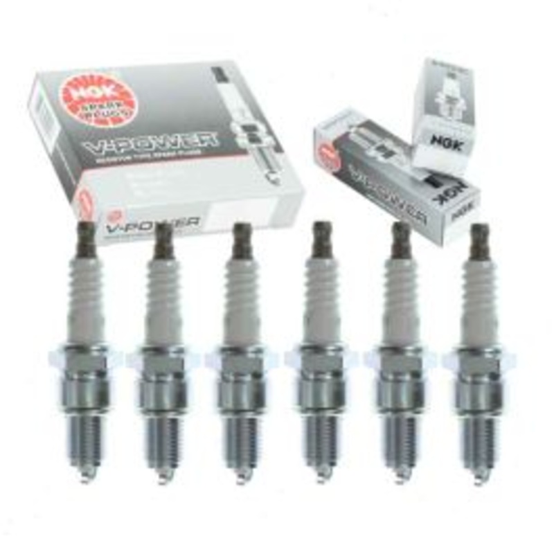6 pc NGK V-Power Spark Plugs for 1988-1993 Dodge Dynasty 3.0L V6