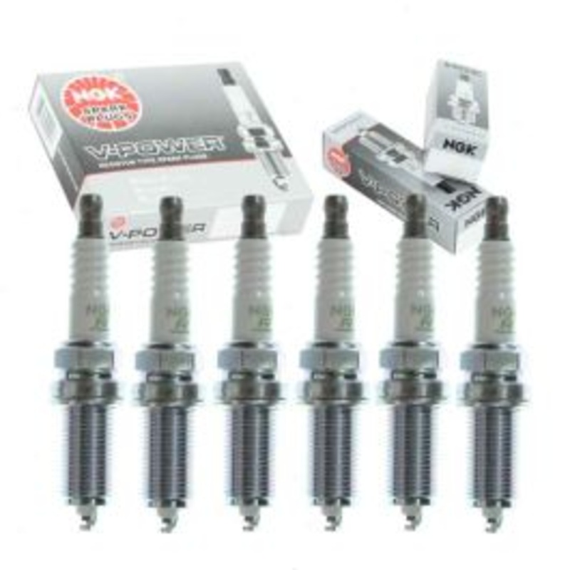 6 pc NGK V-Power Spark Plugs for 2006-2009 BMW Z4 3.0L L6