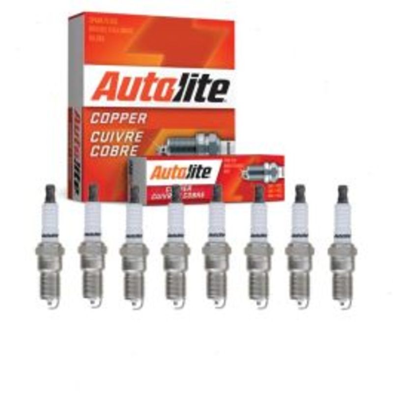 8 pc Autolite Copper Core Spark Plugs for 1997-2002 Ford E-250 Econoline 5.4L V8